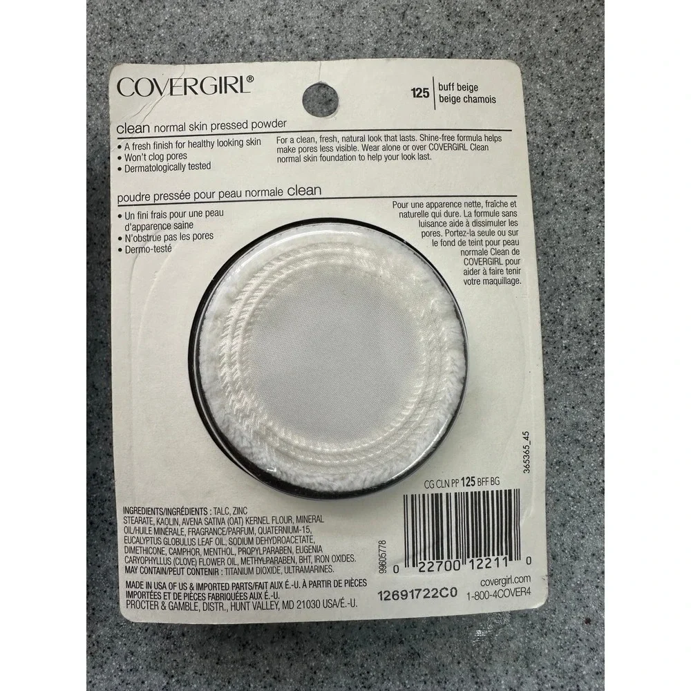 New Covergirl Pressed Powder #125 Buff Beige lot of 2